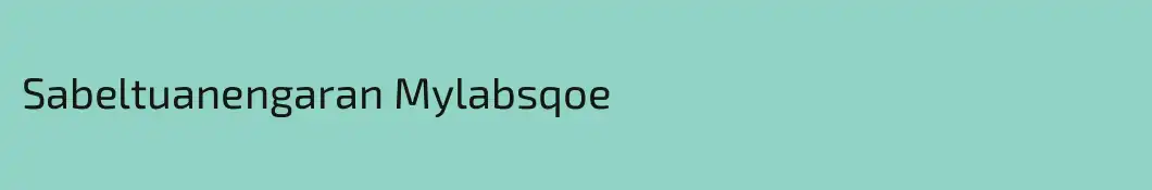 Sabeltuanengaran Mylabsqoe